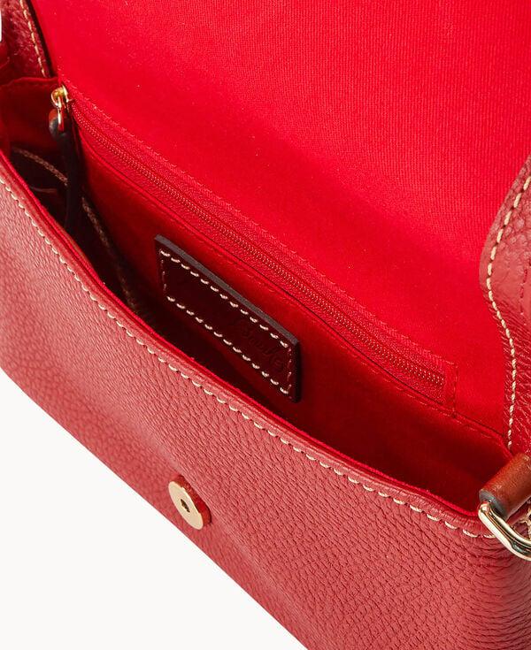 Dooney & Bourke Pebble Grain Becca Crossbody Red