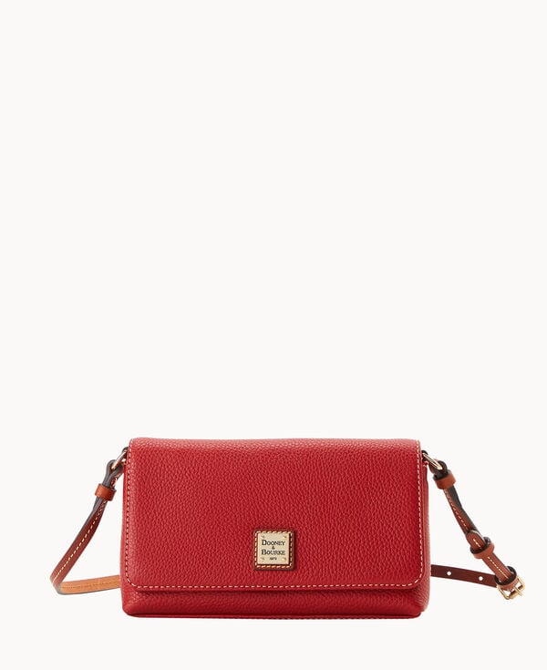 dooney & bourke Pebble Grain Becca Crossbody Red