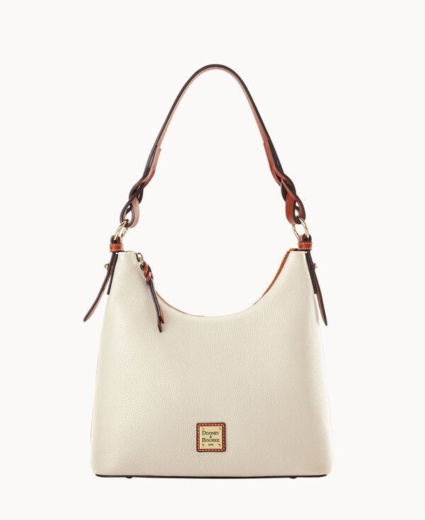 dooney & bourke Pebble Grain Bryce Hobo White