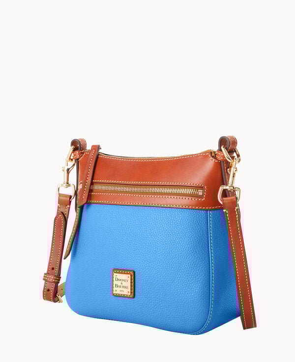 Dooney & Bourke Pebble Grain Crossbody 25 Azure