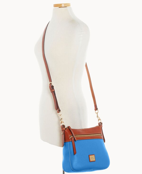 Dooney & Bourke Pebble Grain Crossbody 25 Azure