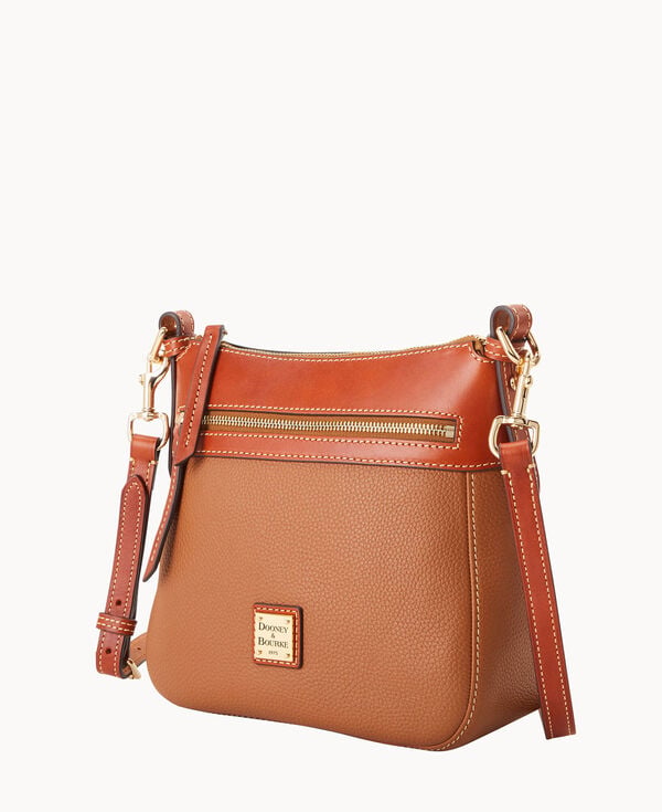 Dooney & Bourke Pebble Grain Crossbody 25 Caramel