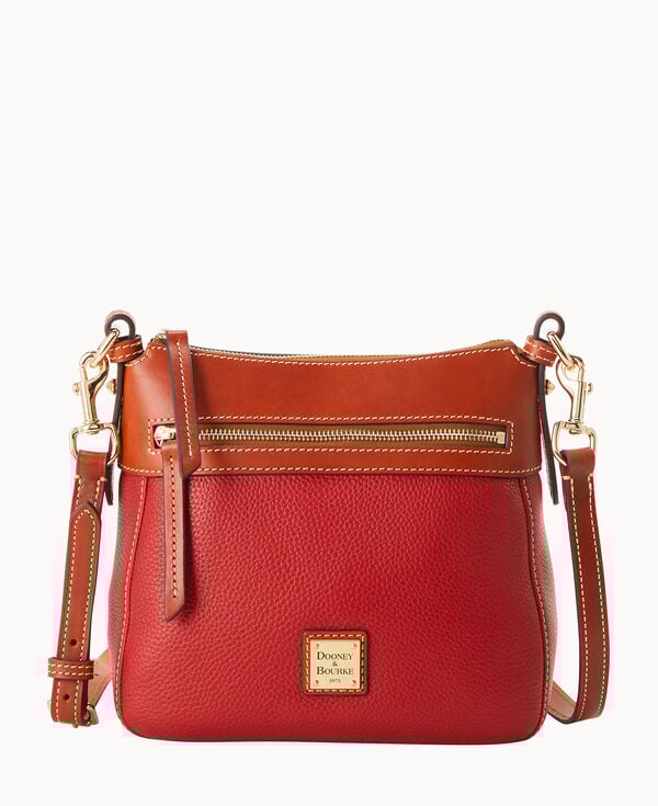 dooney & bourke Pebble Grain Crossbody 25 Red