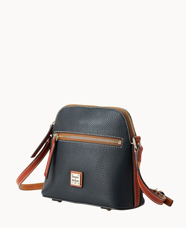 Dooney & Bourke Pebble Grain Domed Crossbody Black