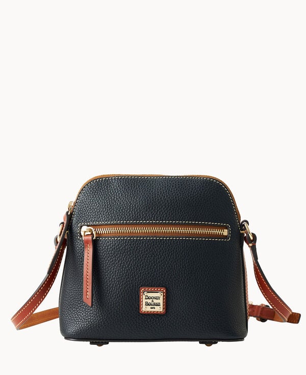 Dooney & Bourke Pebble Grain Domed Crossbody Black