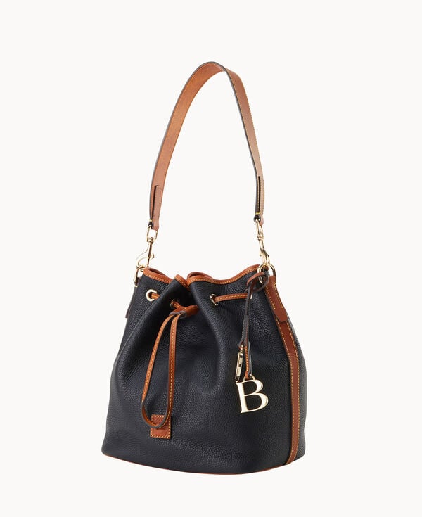 Dooney & Bourke Pebble Grain Drawstring Black