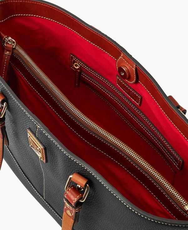 Dooney & Bourke Pebble Grain East West Chelsea Black