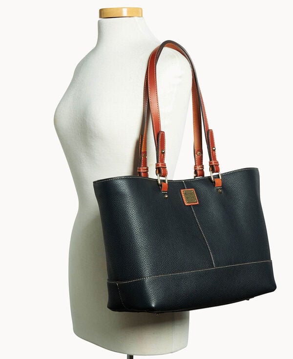 Dooney & Bourke Pebble Grain East West Chelsea Black