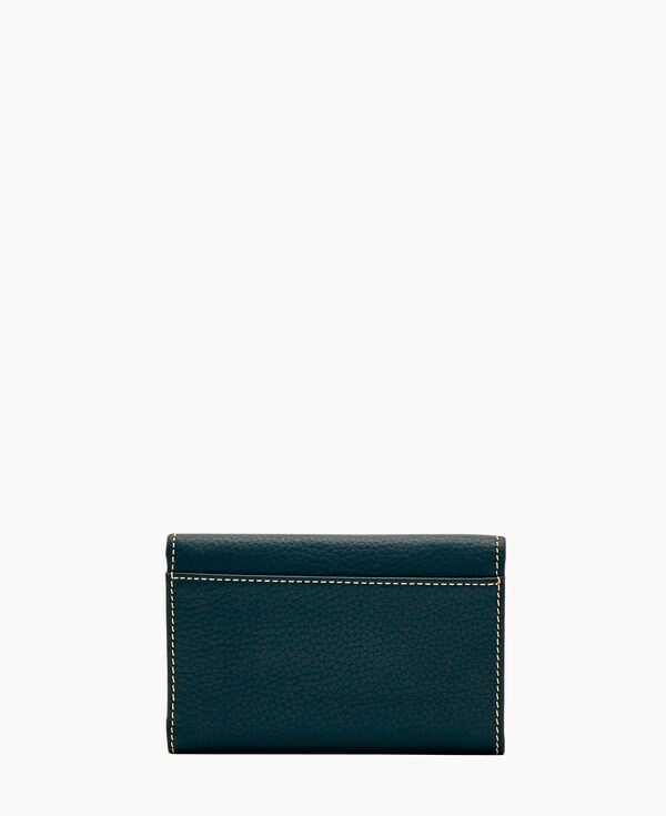 Dooney & Bourke Pebble Grain Flap Wallet Black