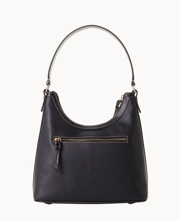 Dooney & Bourke Pebble Grain Hobo Black Black