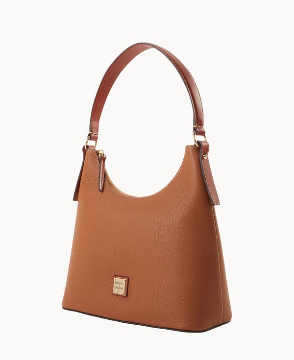 Dooney & Bourke Pebble Grain Hobo Caramel