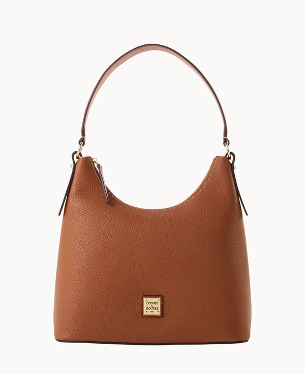 dooney & bourke Pebble Grain Hobo Caramel