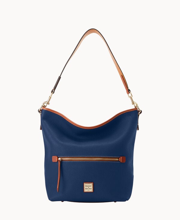 dooney & bourke Pebble Grain Hobo Jeans