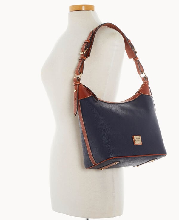 Dooney & Bourke Pebble Grain Hobo Sac Midnight Blue