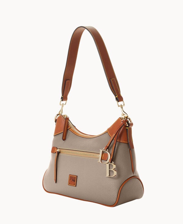 Dooney & Bourke Pebble Grain Hobo Taupe