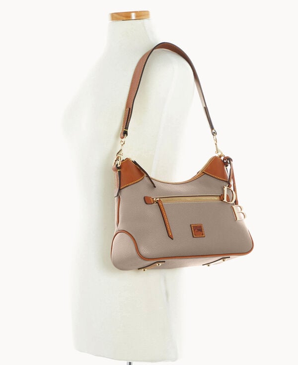 Dooney & Bourke Pebble Grain Hobo Taupe