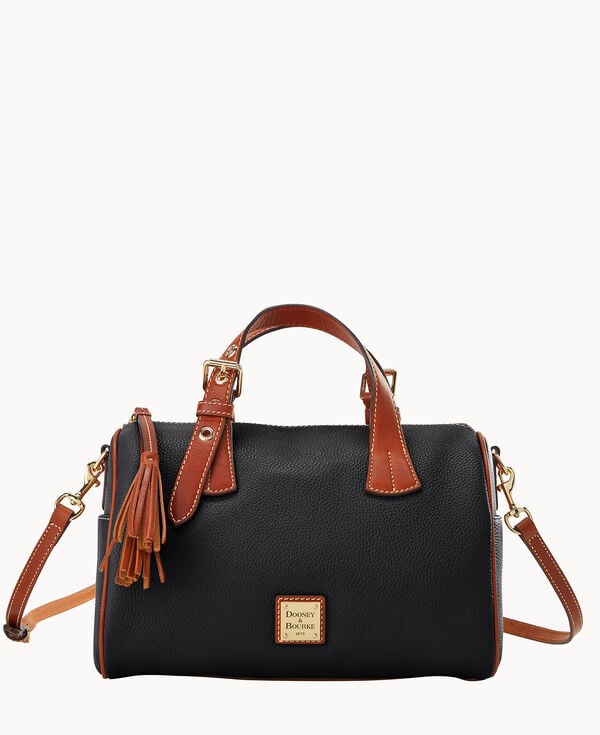 dooney & bourke Pebble Grain Kendra Satchel Black
