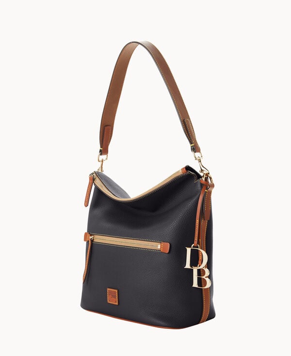 Dooney & Bourke Pebble Grain Large Sac Black