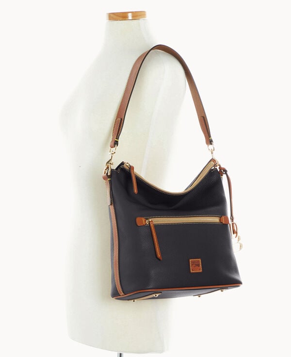 Dooney & Bourke Pebble Grain Large Sac Black