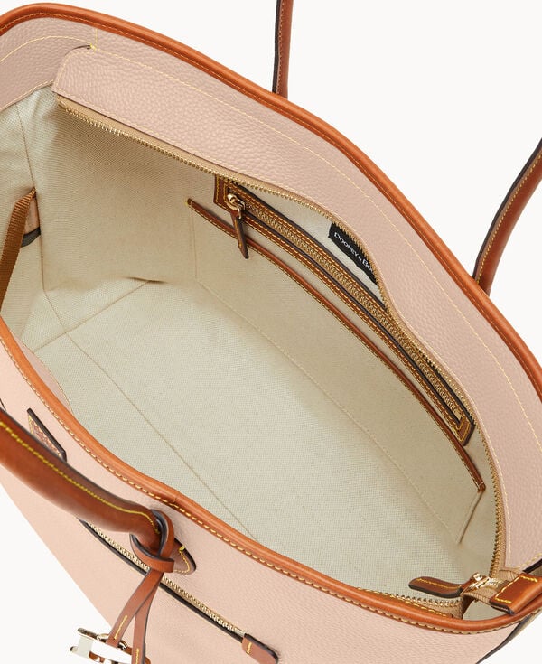 Dooney & Bourke Pebble Grain Large Tote Blush
