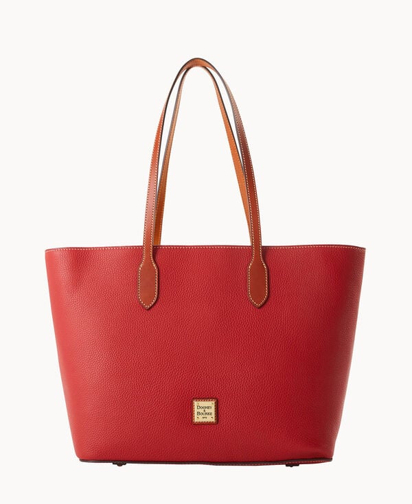 dooney & bourke Pebble Grain Large Tote Red