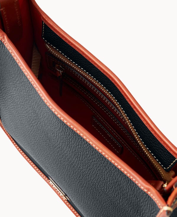 Dooney & Bourke Pebble Grain Messenger Black