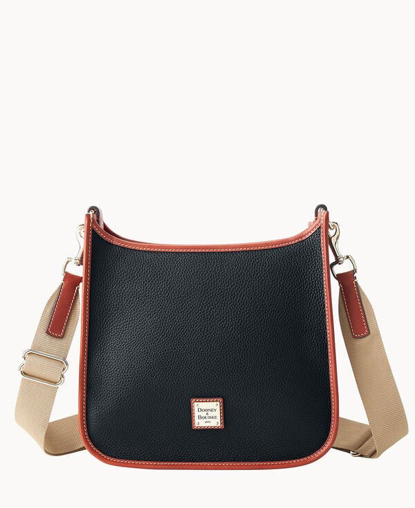 dooney & bourke Pebble Grain Messenger Black