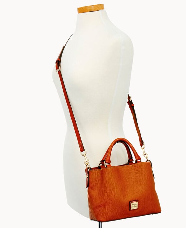 Dooney & Bourke Pebble Grain Mini Barlow Caramel