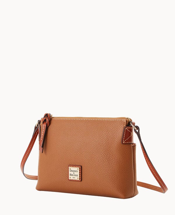Dooney & Bourke Pebble Grain Rosie Crossbody Caramel