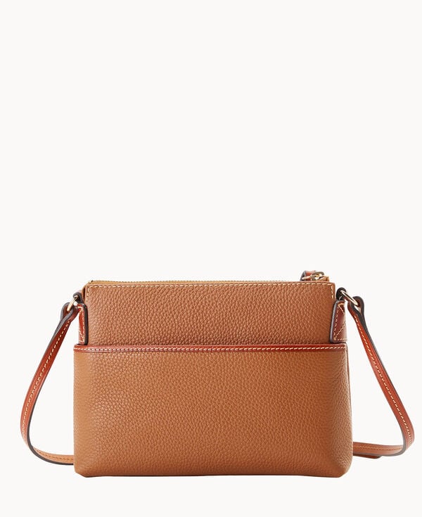 Dooney & Bourke Pebble Grain Rosie Crossbody Caramel