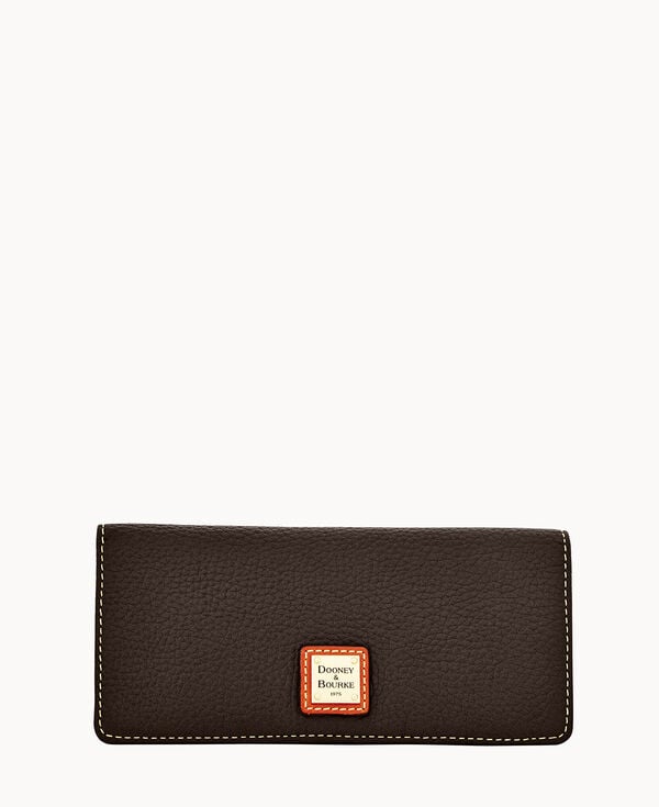 dooney & bourke Pebble Grain Slim Wallet Black