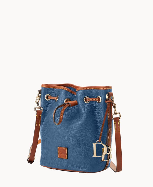 Dooney & Bourke Pebble Grain Small Drawstring Jeans