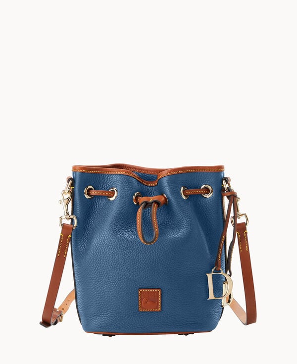 dooney & bourke Pebble Grain Small Drawstring Jeans