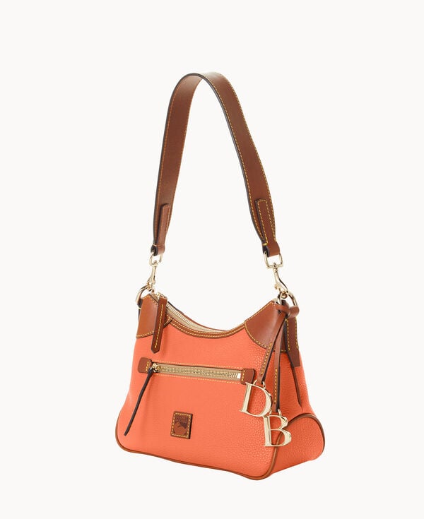 Dooney & Bourke Pebble Grain Small Hobo Coral