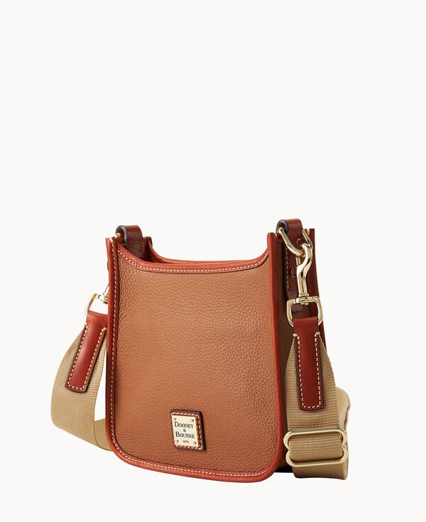 Dooney & Bourke Pebble Grain Small Messenger Caramel