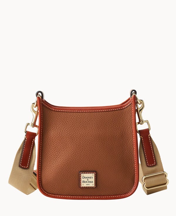 Dooney & Bourke Pebble Grain Small Messenger Caramel