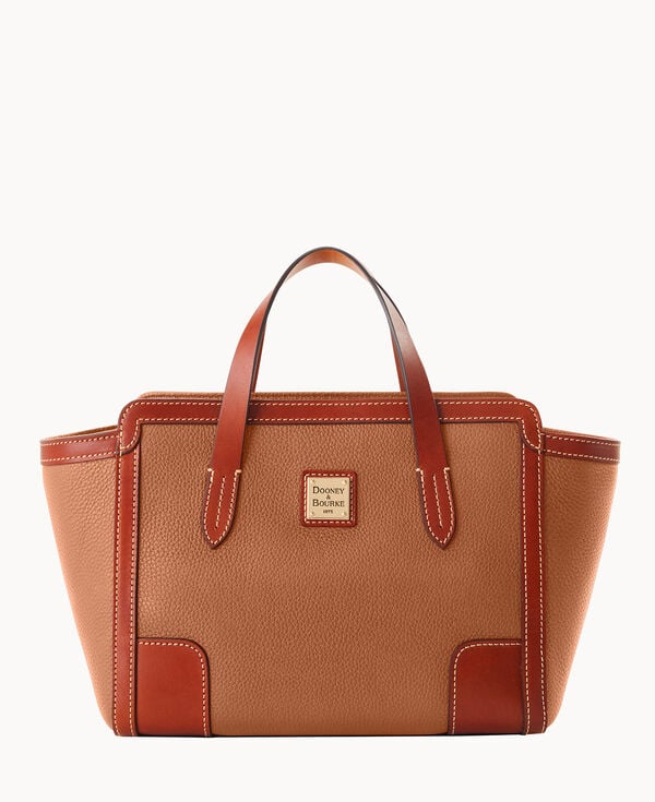 dooney & bourke Pebble Grain Small Shopper Caramel