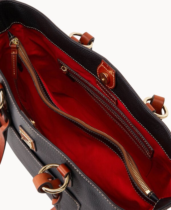 Dooney & Bourke Pebble Grain Tammy Tote Black