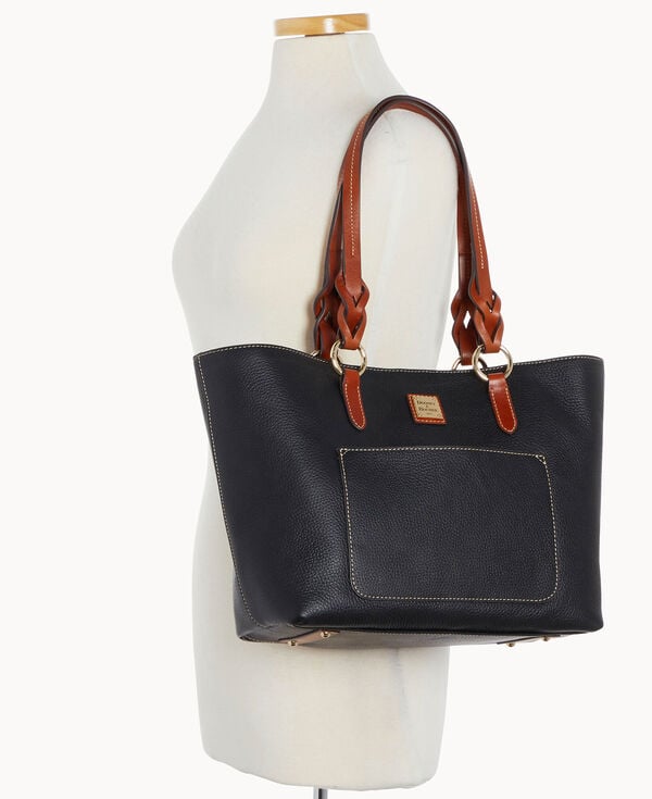 Dooney & Bourke Pebble Grain Tammy Tote Black