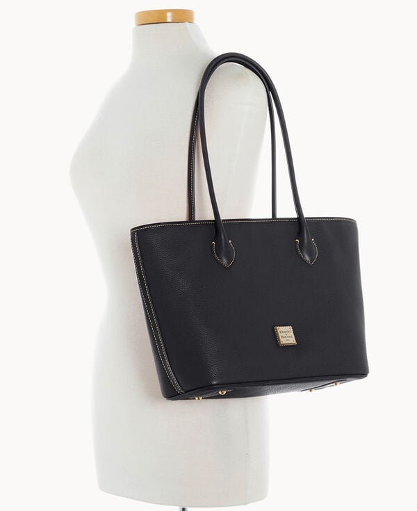 Dooney & Bourke Pebble Grain Tote Black Black