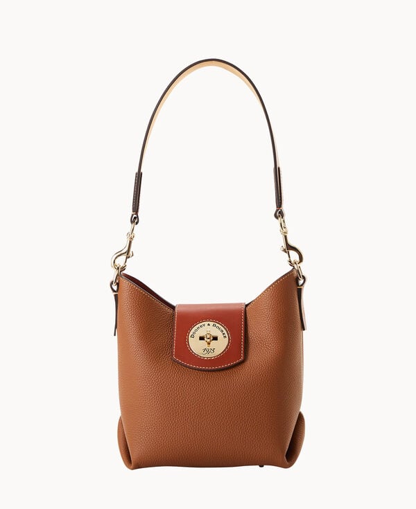 dooney & bourke Pebble Turnlock Sac 22 Caramel