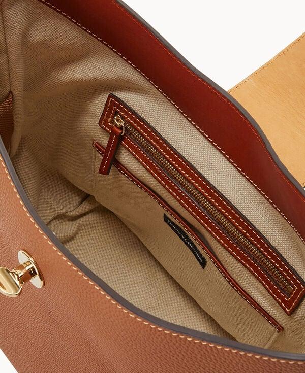 Dooney & Bourke Pebble Turnlock Sac 30 Caramel