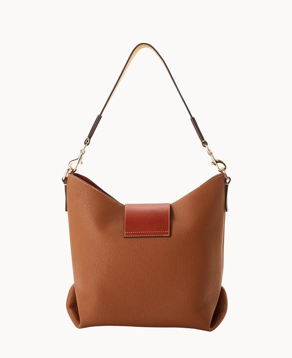 Dooney & Bourke Pebble Turnlock Sac 30 Caramel