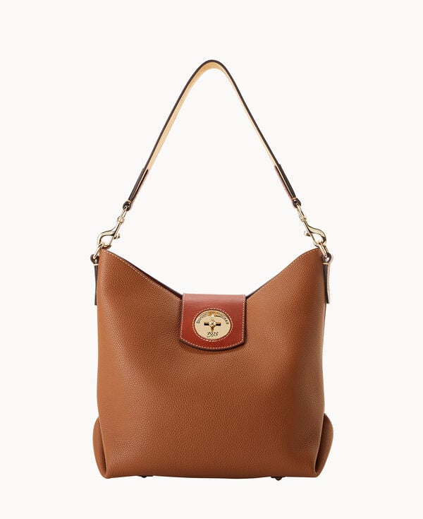 dooney & bourke Pebble Turnlock Sac 30 Caramel