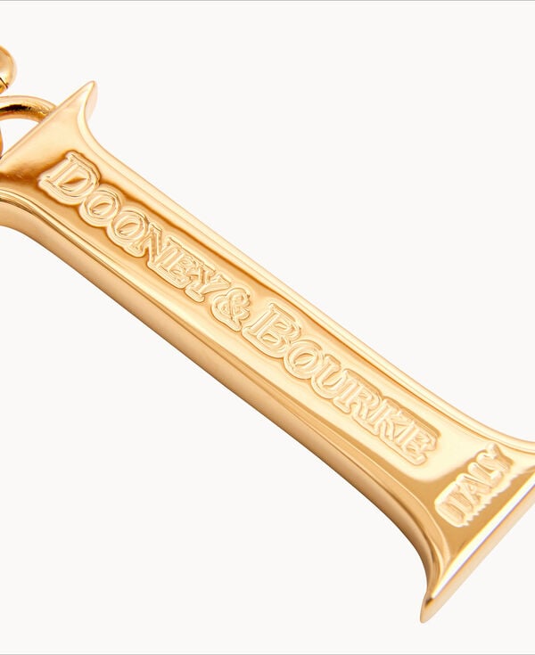 Dooney & Bourke Pendant Key Chain Gold