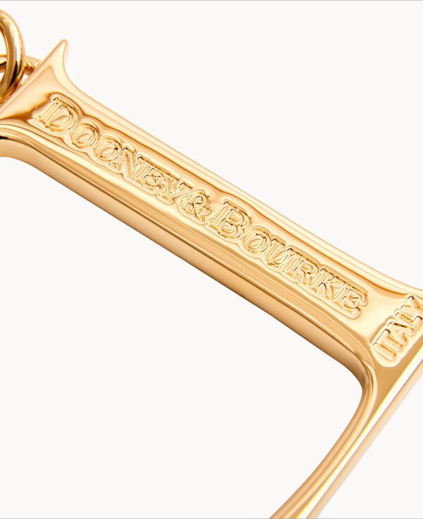 Dooney & Bourke Pendant Key Chain Gold