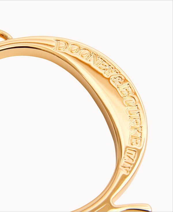 Dooney & Bourke Pendant Key Chain Gold