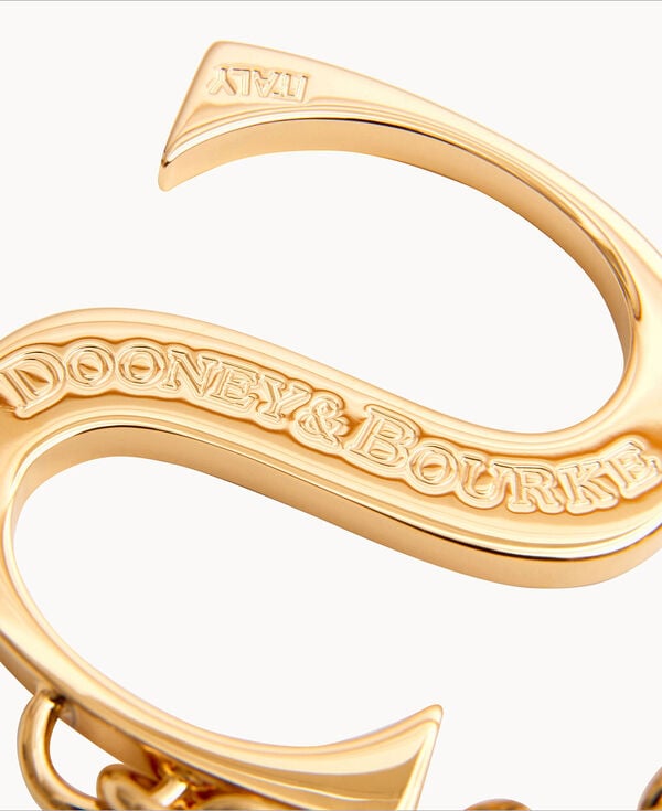 Dooney & Bourke Pendant Key Chain Gold