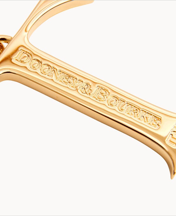 Dooney & Bourke Pendant Key Chain Gold
