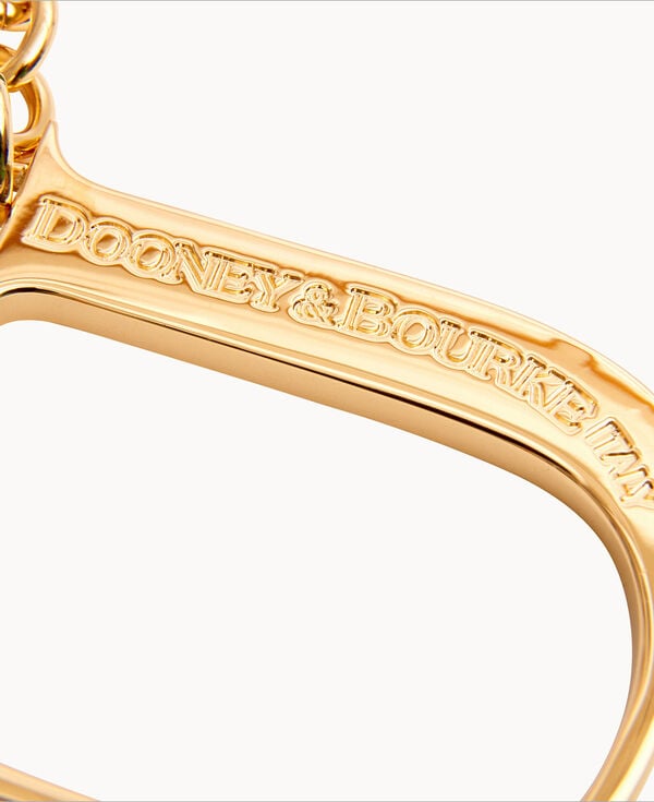 Dooney & Bourke Pendant Key Chain Gold
